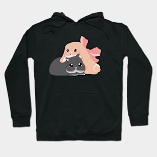 Bailey and Sean Rabbit Couple | Bunniesmee Hoodie